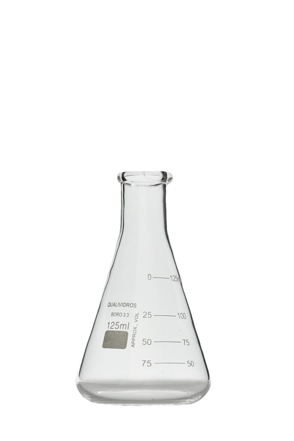 ERLENMEYER DE VIDRO 125 mL