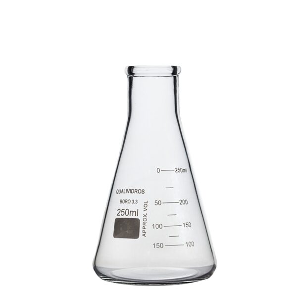 ERLENMEYER DE VIDRO 250 mL